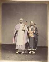 Free download [Two Japanese Men in Traditional Dress] free photo or picture to be edited with GIMP online image editor